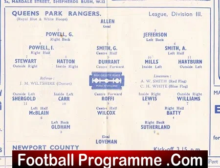 Queens Park Rangers v Newport County 1948 - Image 3
