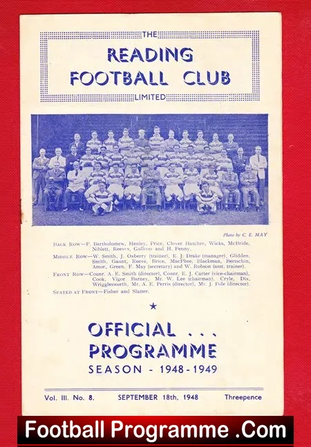 Reading v Notts County 1948 - Image 2