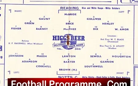 Reading v Notts County 1948 - Image 3