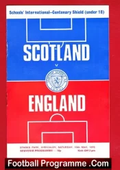 Scotland v England 1975 – Schoolboys at Kirkcaldy