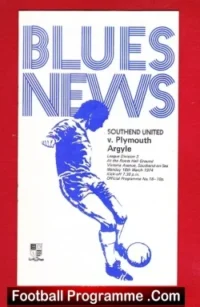 Southend United v Plymouth Argyle 1974