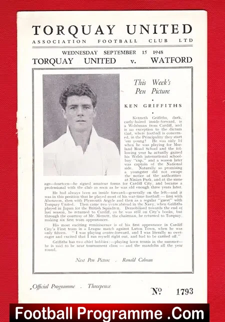 Torquay United v Watford 1948 - Image 2