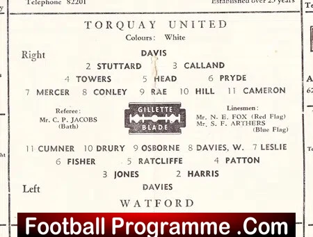 Torquay United v Watford 1948 - Image 3