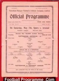 Tottenham Hotspur v Tottenham & District 1927 – RARE