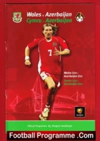Wales v Azerbaijan 2003 – Multi Autographed + Poster PLUS