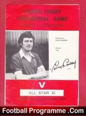 Tommy Lowry Testimonial Benefit Game Crewe Alexandra 1976