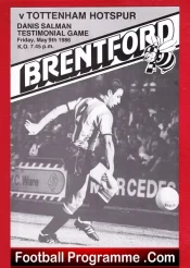Danis Salman Testimonial Benefit Match Brentford 1986