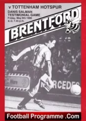 Danis Salman Testimonial Benefit Match Brentford 1986