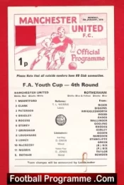 Manchester United v Rotherham United 1976 – FA Youth Cup