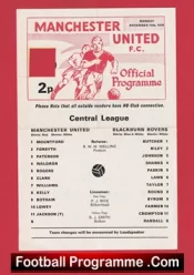 Manchester United v Blackburn Rovers 1976 – Reserves Match