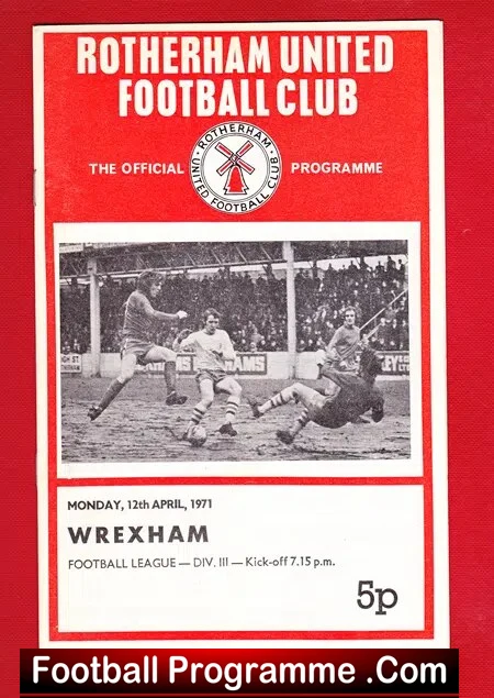 Rotherham United v Wrexham 1971 - Image 2