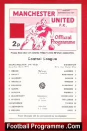 Manchester United v Everton 1977 – Reserves Match