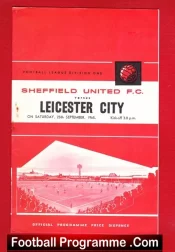 Sheffield United v Leicester City 1965