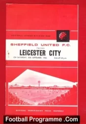 Sheffield United v Leicester City 1965