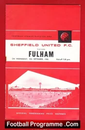 Sheffield United v Fulham 1965