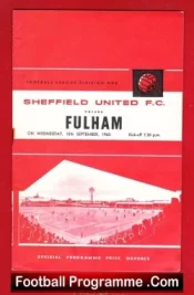Sheffield United v Fulham 1965