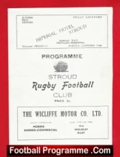 Stroud Rugby v Old Whitgiftians 1949