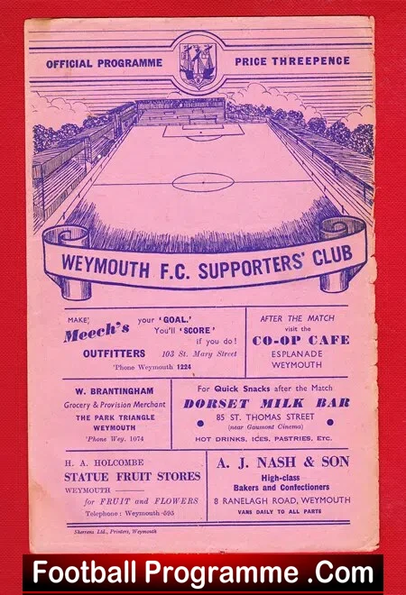Weymouth v Tunbridge Wells 1952 - Image 2