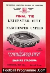 Leicester City v Manchester United 1963 – FA Cup Final Wembley