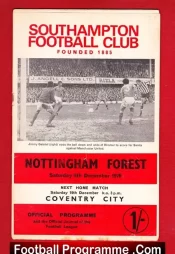 Southampton v Nottingham Forest 1970