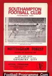 Southampton v Nottingham Forest 1970