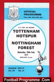 Tottenham Hotspur v Nottingham Forest 1971 – FA Cup
