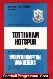 Tottenham Hotspur v Wolves 1971