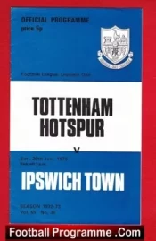 Tottenham Hotspur v Ipswich Town 1973