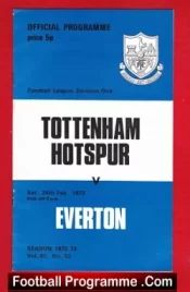 Tottenham Hotspur v Everton 1973