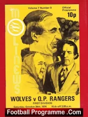 Wolves Wolverhampton v QPR 1974