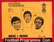 Wolves Wolverhampton v Millwall 1973