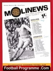 Wolves Wolverhampton v Ipswich Town 1969