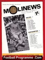 Wolves Wolverhampton v Southampton 1969