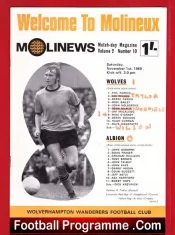 Wolves Wolverhampton v WBA 1969