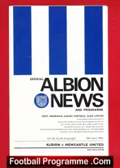 West Bromwich Albion v Leeds United 1969