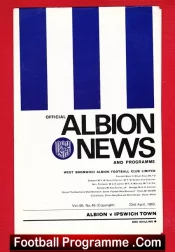 West Bromwich Albion v Ipswich Town 1969