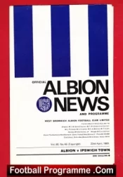 West Bromwich Albion v Ipswich Town 1969