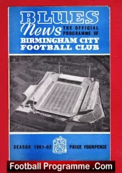 Birmingham City v Arsenal 1962