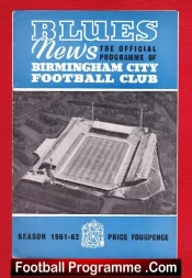 Birmingham City v Leicester City 1961