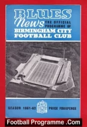 Birmingham City v Leicester City 1961