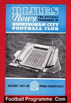  ✅Birmingham City v Everton 1962 Birmingham City v Everton 1962 Football Programme .COM Football Programmes Memorabilia Football Programme .COM Football Programmes Memorabilia