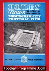 Birmingham City v Sheffield Wednesday 1961