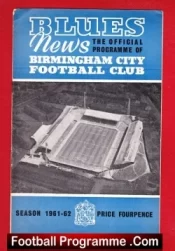 Birmingham City v Nottingham Forest 1961