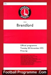 Charlton Athletic v Brentford 1972