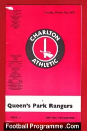 Charlton Athletic v QPR 1970