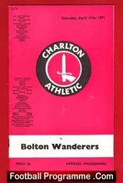 Charlton Athletic v Bolton Wanderers 1971
