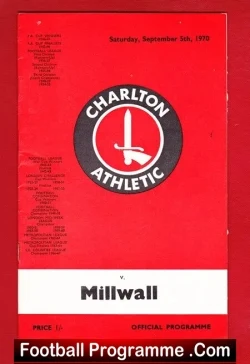  ✅Charlton Athletic v Portsmouth 1970 Charlton Athletic v Portsmouth 1970 Football Programme .COM Football Programmes Memorabilia Football Programme .COM Football Programmes Memorabilia