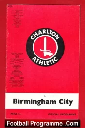 Charlton Athletic v Birmingham City 1968