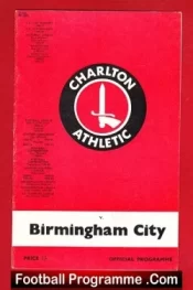Charlton Athletic v Birmingham City 1968
