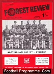 Nottingham Forest v Everton 1969